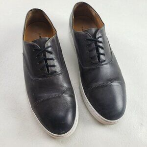Magnanni Warwick Hybrid Oxford Sneaker Mens 10 Gray Leather Lace Up Casual Shoe